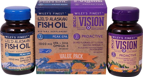 Wiley's Finest Bold Vision Proactive Peak EPA - 90 Cápsulas Gelatinosas