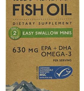 Óleo de Peixe Alabastro Wiley's Finest - 450mg - 180 Cápsulas Gelatinosas