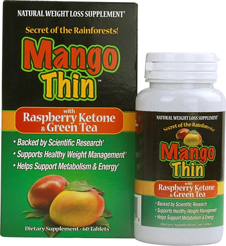 Windmill Health Products Mango Thin com Raspberry Ketone e Chá Verde - 60 Comprimidos