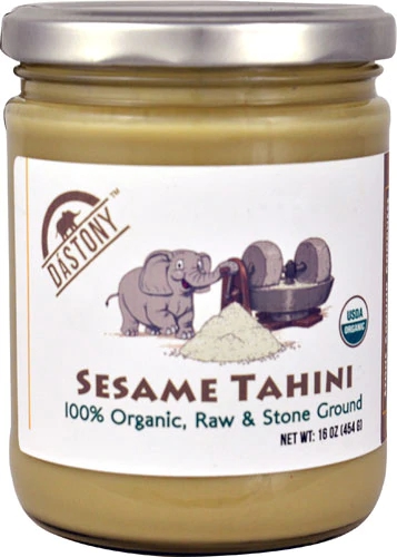 Tahine Orgânico Dastony™ Windy City Organics - 454g | Pasta de Gergelim Integral