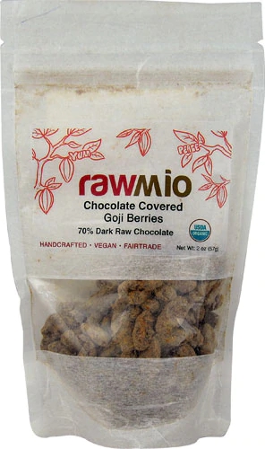 Chocolate Amargo com Goji Berry Orgânico Rawmio Windy City Organics 57g