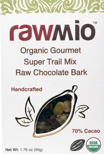 Rawmio Super Mix de Chocolate Cru Orgânico Windy City Organics 50g
