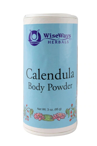 Pó Corporal de Calêndula WiseWays Herbals 85g - Alívio Suave e Proteção Natural