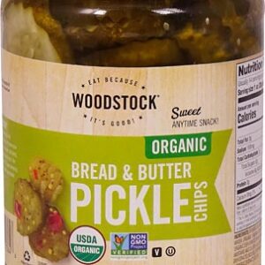 Comprar woodstock organic bread & butter pickle chips -- 24 fl oz preço no brasil condiments food & beverages pickles suplementos em oferta suplemento importado loja 5 online promoção -