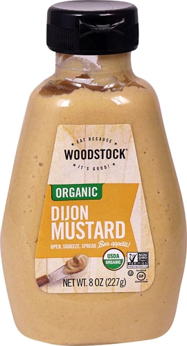 Mostarda Orgânica Woodstock Dijon 227g - Sabor Autêntico e Qualidade Premium