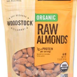 Comprar woodstock organic raw almonds -- 7. 5 oz preço no brasil almonds food & beverages nuts suplementos em oferta suplemento importado loja 25 online promoção -