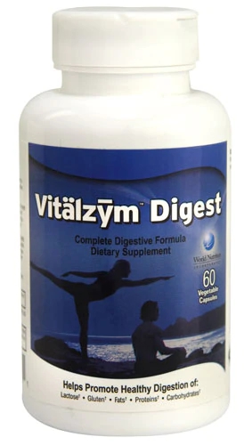 World Nutrition Vitalzym™ Digest 60 Cápsulas Vegetais - Suporte Digestivo Completo