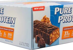 Barra de Proteína Worldwide Sports Nutrition Chocolate Peanut Butter 12 Barras - 680g