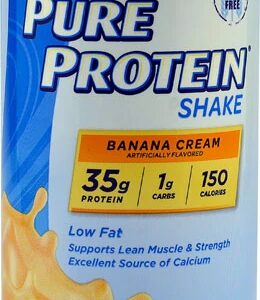 Comprar worldwide sports nutrition pure protein™ shake banana cream -- 11 fl oz preço no brasil ready to drink (rtd) sports & fitness suplementos em oferta suplemento importado loja 37 online promoção -