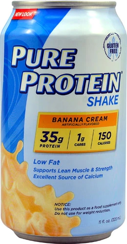 Worldwide Sports Nutrition Pure Protein Shake Banana Cream - 325ml