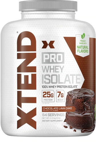 Xtend Pro Whey Isolate Chocolate Lava Cake - 2kg - Proteína Isolada de Alto Desempenho