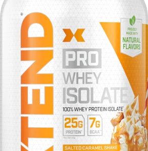 Xtend Pro Whey Isolate 25 Servings - Proteína Isolada Sabor Caramelo Salgado