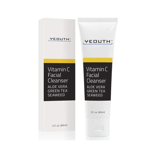 Sabonete Facial Vitamina C Yeouth com Aloe, Chá Verde e Ginseng 88ml