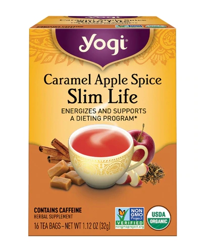 Chá Yogi Slim Life Maçã Canela Especiarias - 16 Sachês