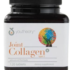 Youtheory Colágeno Tipo 2 Articulações 120 Tablets - Fórmula Avançada