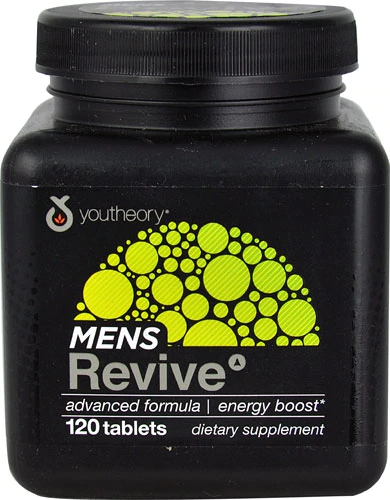Youtheory Mens Revive - Energia e Vitalidade - 120 Tablets