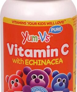 Yum V's Vitamina C com Equinácea Sabor Laranja - 60 Mastigáveis