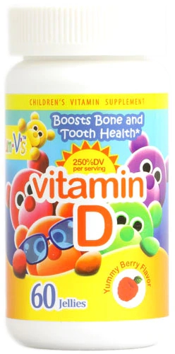 Yum V's Vitamin D Jellies Yummy Berry - 60 Gomas Mastigáveis