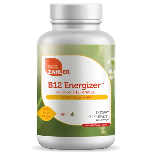 Zahler B12 Energizer™ Vitamina B12 Cereja Natural - 90 Pastilhas