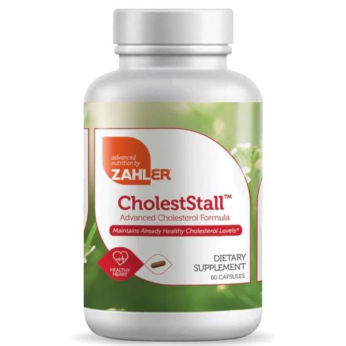Zahler CholestStall™ Fórmula Avançada para Colesterol - 60 Cápsulas