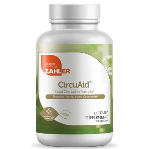Zahler CircuAid™ Fórmula para Circulação Sanguínea 60 Cápsulas