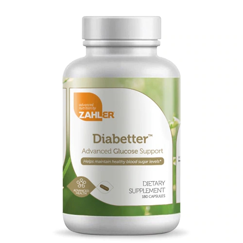 Zahler Diabetter™ Suporte Avançado para Glicose - 180 Cápsulas