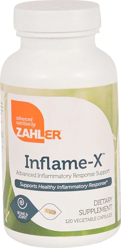 Zahler Inflame-X™ -- 120 Vegetable Capsules
