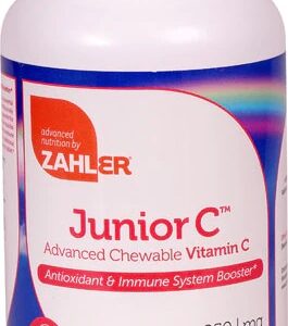 Vitamina C Zahler Junior C 250mg - 180 Tablets Sabor Laranja Natural