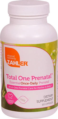 Zahler Total One Prenatal™ - 120 Cápsulas: Suporte Nutricional Essencial para Gestantes