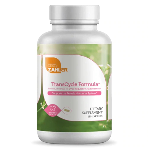 Zahler TransCycle Formula™ Suporte Hormonal Feminino - 180 Cápsulas