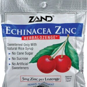 Zand HerbaLozenge Echinacea Zinco Sabor Cereja Natural - 15 Pastilhas
