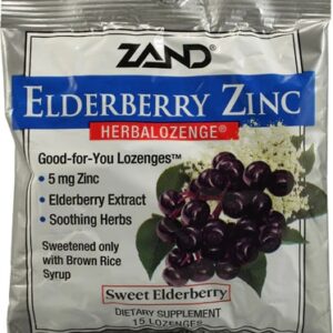 Zand HerbaLozenge Zinco e Sabugueiro Doce - 15 Pastilhas