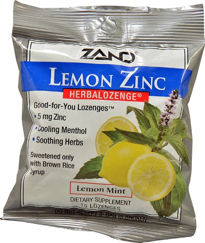 Zand HerbaLozenge® Zinco Limão - 15 Pastilhas para Bem-Estar Respiratório