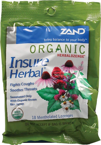Zand Immune Support Herbalozenge Mentol Suplemento Herbal 18 Pastilhas