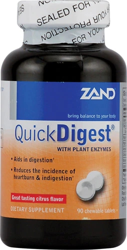 Zand Quick Digest Citrus -- 90 Chewables