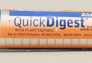 Zand QuickDigest® with Plant Enzymes -- 15 Chewable Tablets