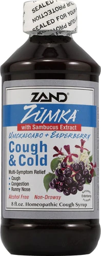 Xarope Homeopático Zand Zumka™ para Tosse e Resfriado - Sabugueiro Natural - 237ml
