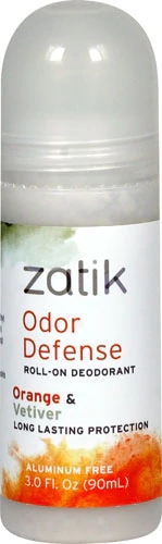 Desodorante Roll-On Zatik Odor Defense Laranja e Vetiver 88ml - Proteção Duradoura