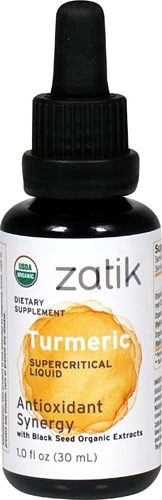 Zatik Cúrcuma Supercrítica Líquida 30ml - Potência Natural para o Bem-Estar