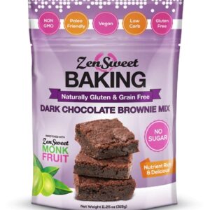Comprar zensweet brownie mix dark chocolate -- 11. 25 oz preço no brasil baking cake mixes food & beverages mixes suplementos em oferta suplemento importado loja 29 online promoção -