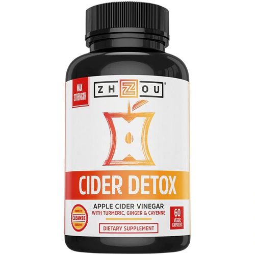 Zhou Apple Cider Vinegar Detox: 60 Gomas Veganas para Bem-Estar e Detox
