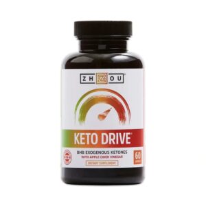 Zhou Keto Drive 60 Cápsulas - Suplemento Cetogênico para Energia e Performance