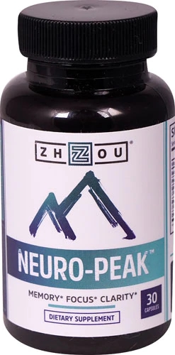 Zhou Neuro-Peak™ 30 Cápsulas - Suplemento para o Cérebro
