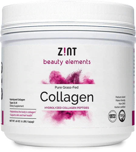 Colágeno Bovino Zint 16 oz (454g) - Pureza e Saúde para Seu Corpo