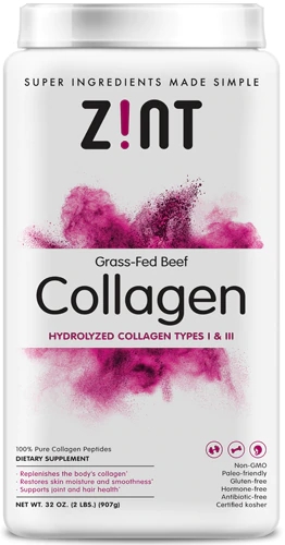 Colágeno Bovino Zint Beef Collagen - 907g - Energia e Bem-Estar