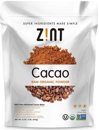 Pó de Cacau Cru Orgânico Zint 454g: Puro, Natural e Poderoso para sua Saúde