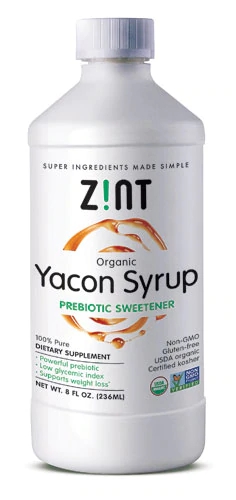 Zint Organic Yacon Syrup Prebiotic Sweetener -- 8 fl oz