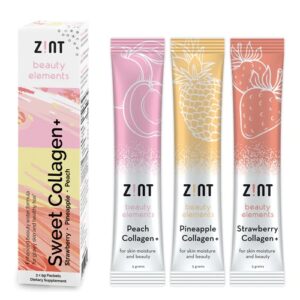 Zint Sweet Collagen Trial Size (3 Sachês) - Colágeno Hidrolisado para Sua Pele e Articulações