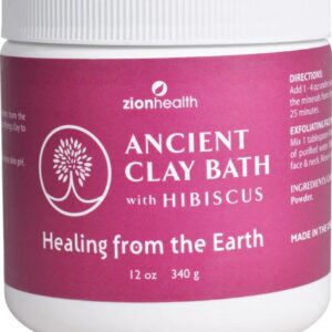 Comprar zion health ancient clay bath with hibiscus -- 12 oz preço no brasil bath & body care beauty & personal care body scrub suplementos em oferta suplemento importado loja 31 online promoção -