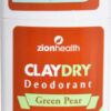 Comprar zion health claydry aluminum free deodorant green pear bold -- 2. 5 oz preço no brasil growth factors & hormones suplementos em oferta vitamins & supplements suplemento importado loja 3 online promoção -
